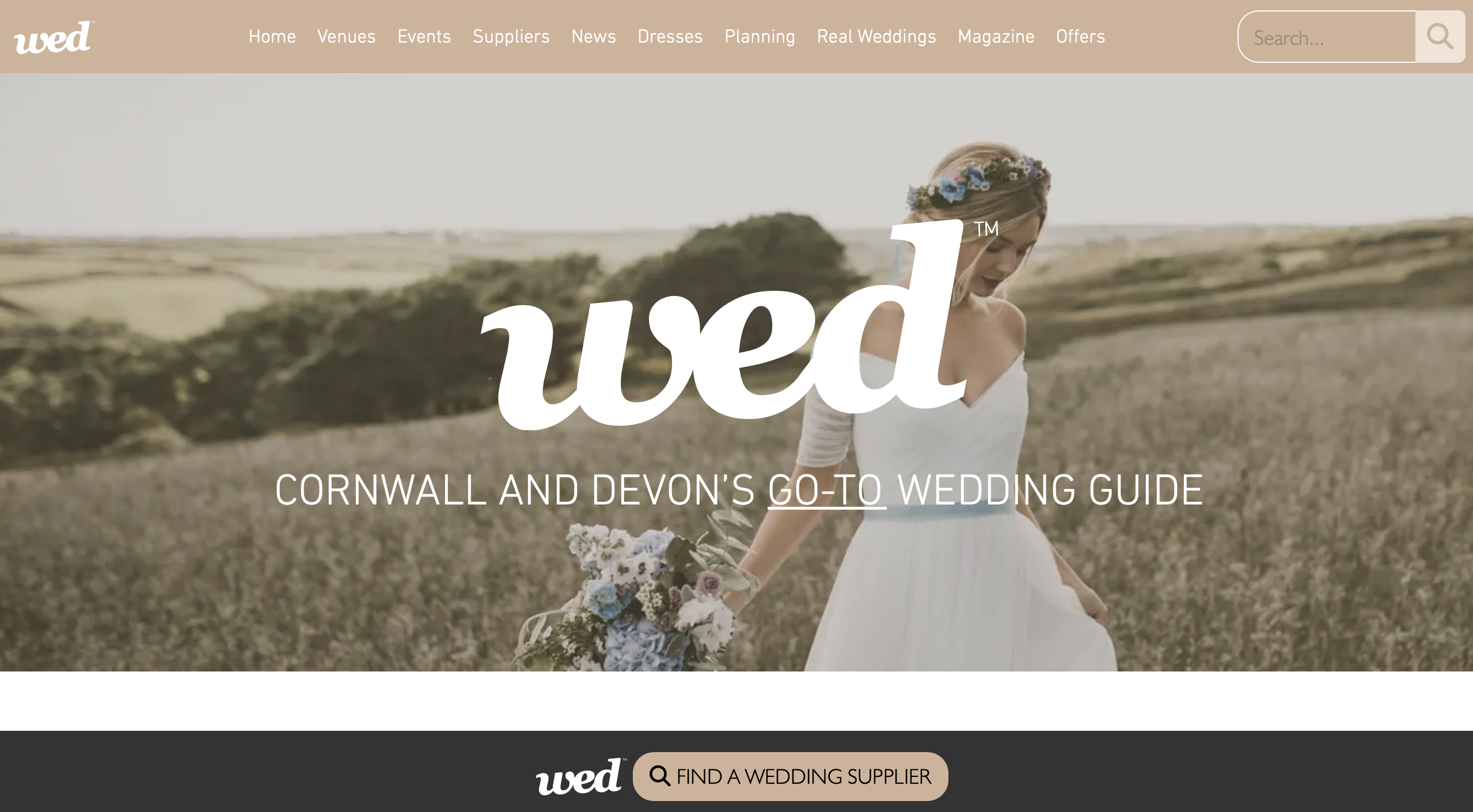 Weddings In Cornwall & Devon Wed Magazine Website
